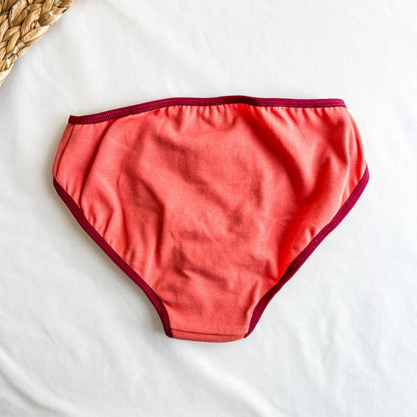 Culotte Menstruelle Coeur de pêche - Marie fil