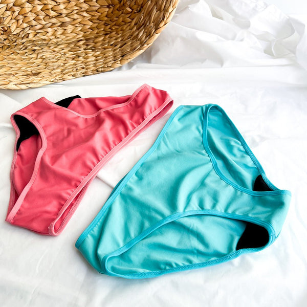 Culotte Menstruelle Cyan - Marie fil