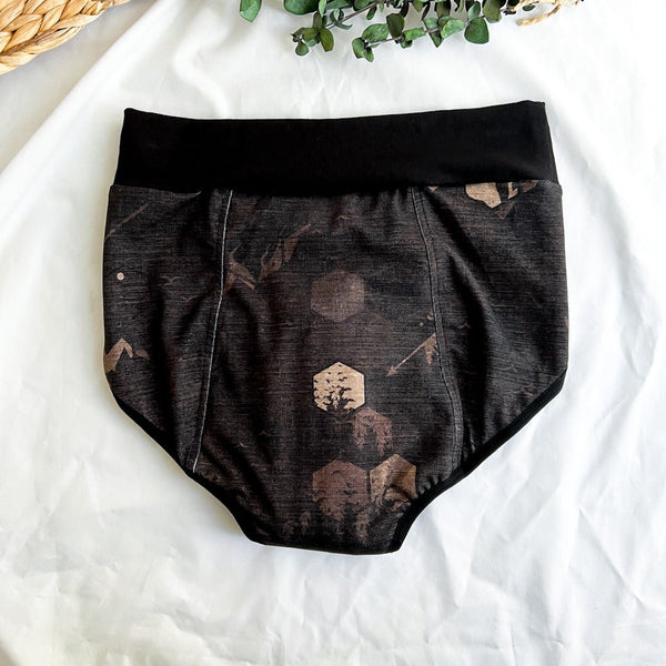 Culotte Menstruelle de Nuit Montagnes - Marie fil