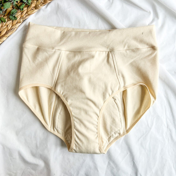 Culotte Menstruelle de Nuit Naturelle - Marie fil