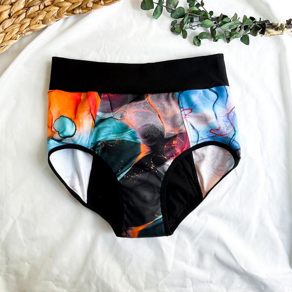 Culotte Menstruelle de Nuit Splash - Marie fil