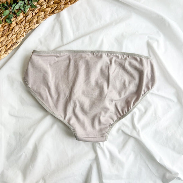 Culotte Menstruelle Gris high - rise - Marie fil