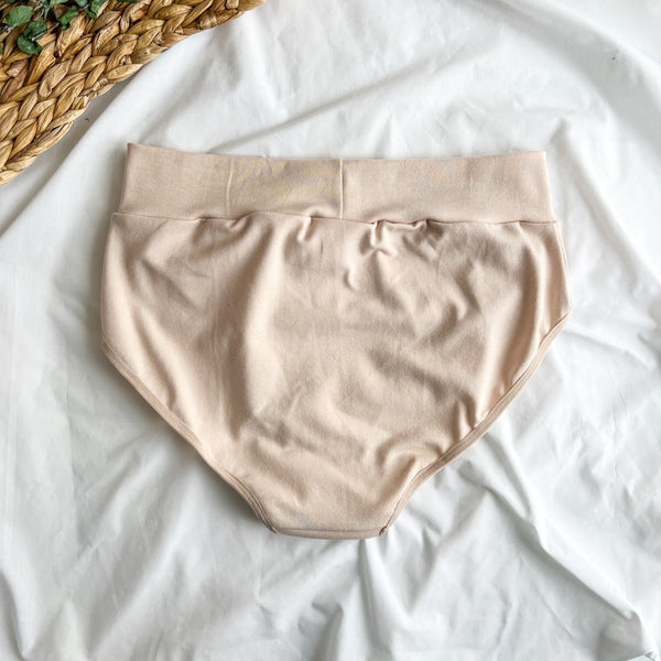 Culotte Menstruelle Haute Almond Peach - Marie fil