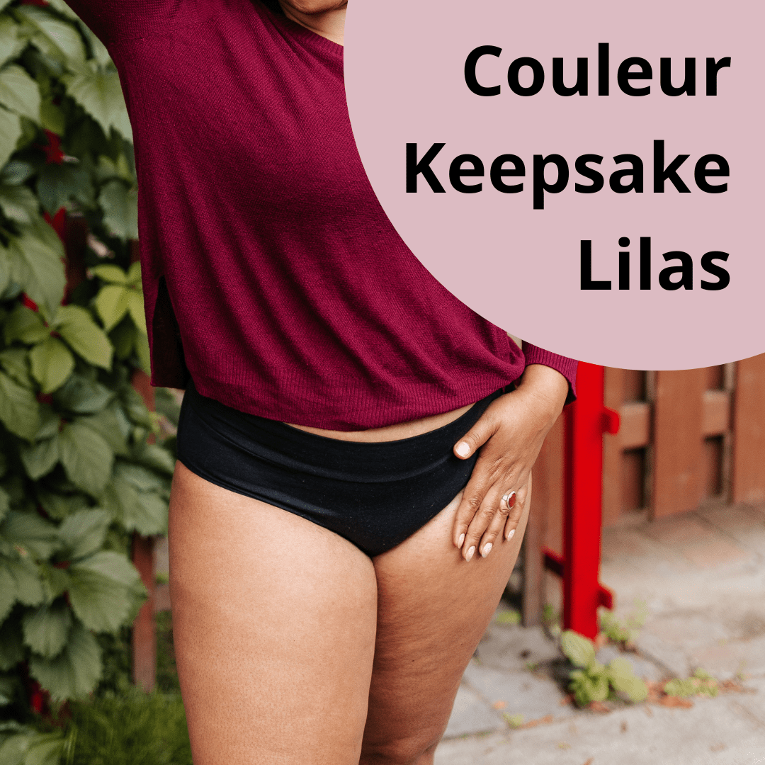 Culotte Menstruelle Haute Keepsake Lilas (sur commande) - Marie fil