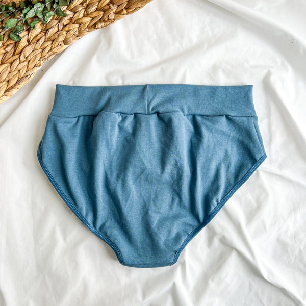 Culotte Menstruelle Haute Provincial blue - Marie fil