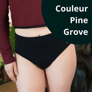 Culotte Menstruelle Taille Haute + Pine grove - Marie fil