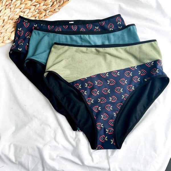 Culotte Menstruelle Taille haute+ Zéro Déchet - Marie fil