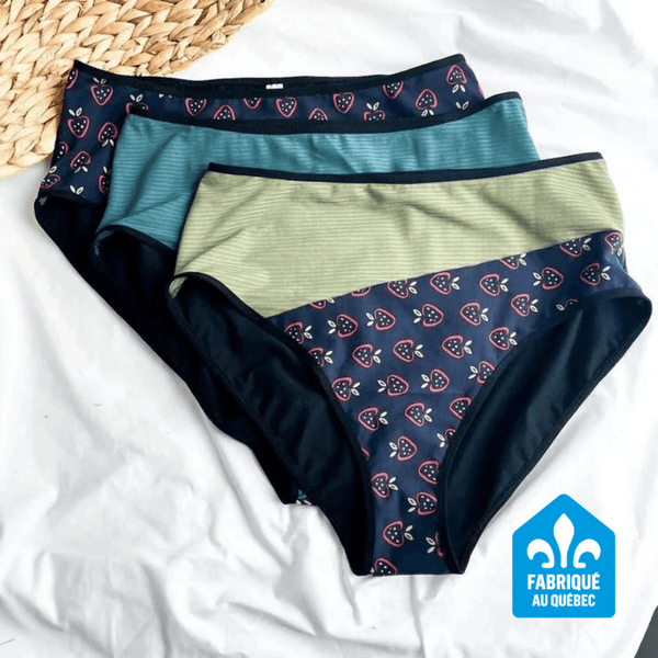Culotte Menstruelle Taille haute+ Zéro Déchet - Marie fil