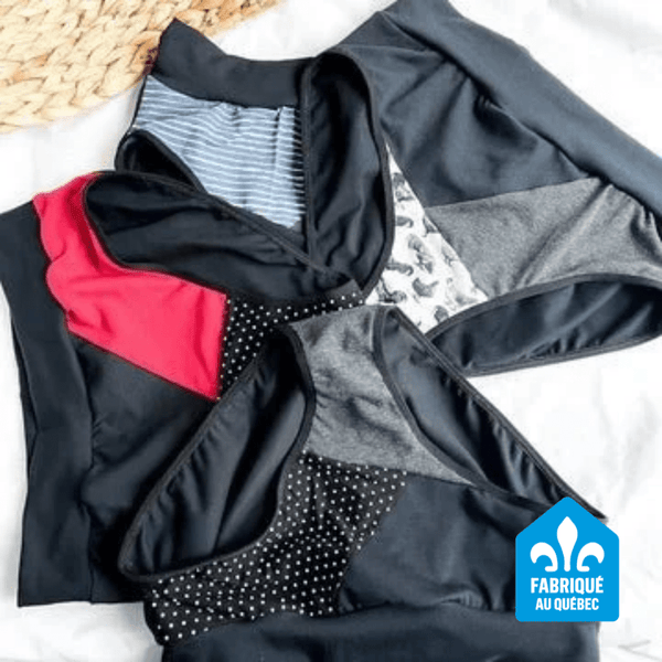 Culotte Menstruelle Taille haute Zéro Déchet - Marie fil