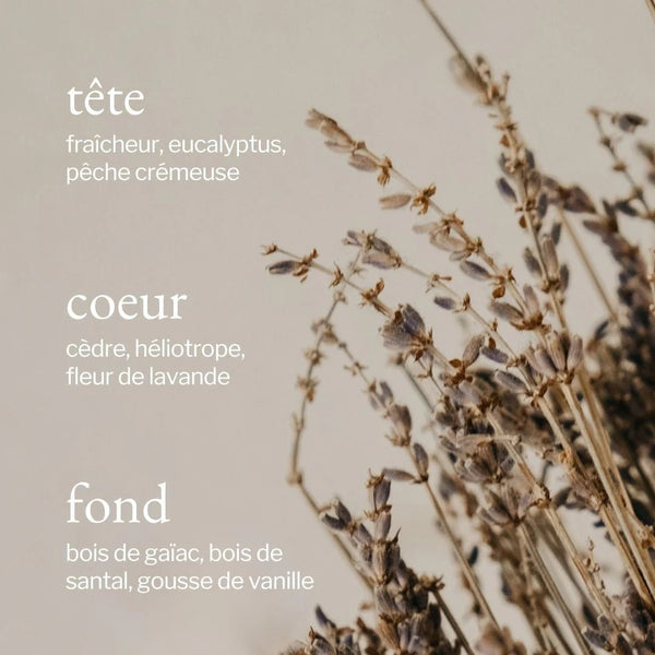 Diffuseur à roseaux - Lavande, Bois de santal & Vanille - Marie fil