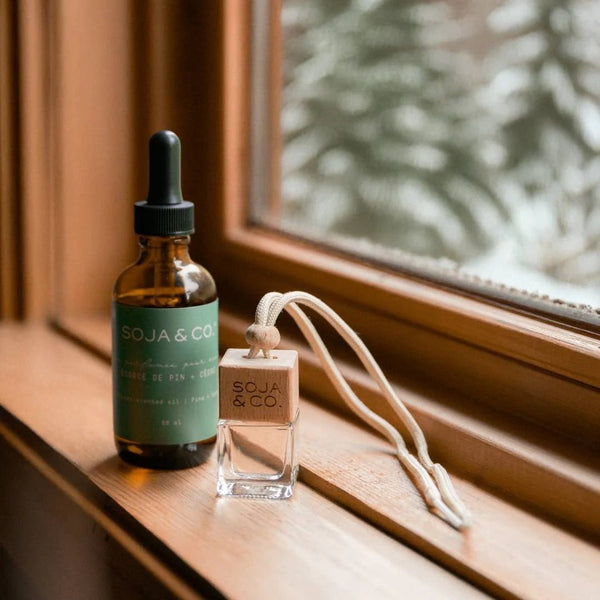 Diffuseur voiture - Écorce de pin et Cèdre - Marie fil