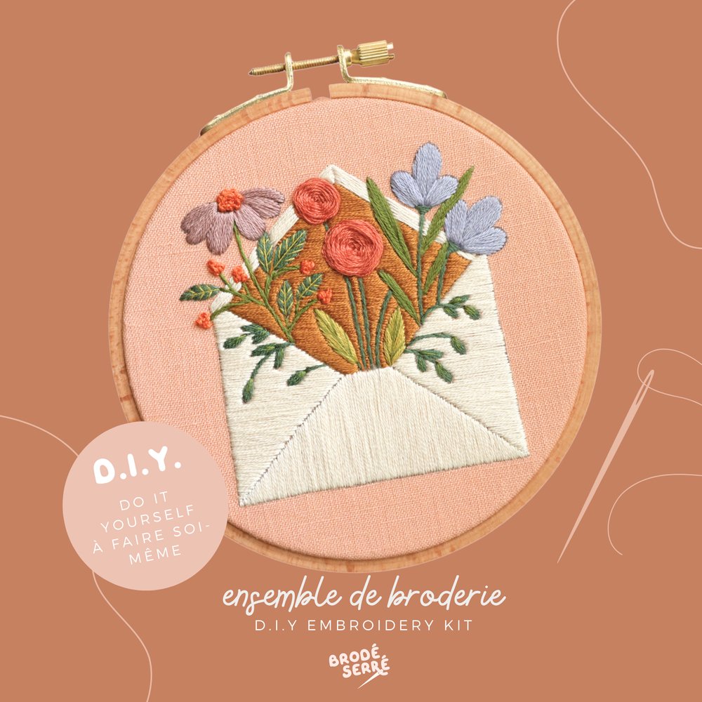 Ensemble de broderie DIY - Marie fil