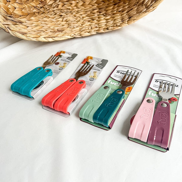 Ensemble ustensiles pliables pour le lunch - Marie fil