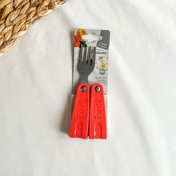 Ensemble ustensiles pliables pour le lunch - Marie fil