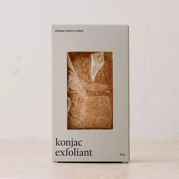 Éponge konjac pour le corps - Exfoliante - Marie fil