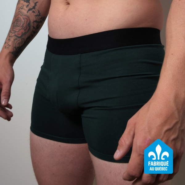 Boxer pour homme fait au Québec - Vert
