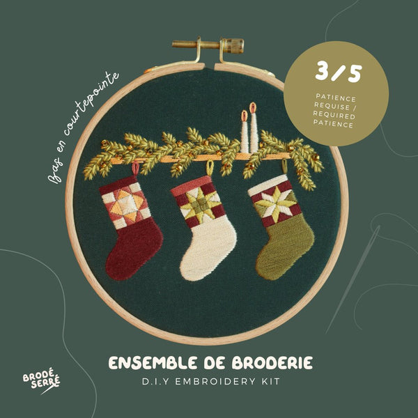 Kit de broderie - Bas en courtepointe - Marie fil
