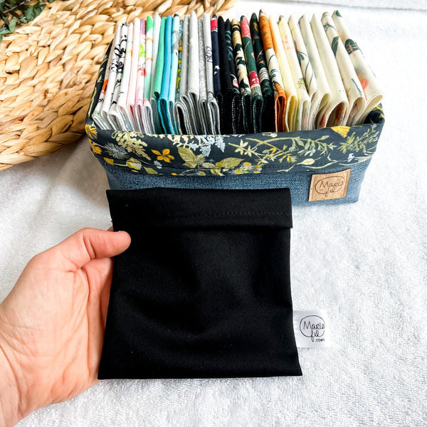 Kit mouchoirs lavables et panier - Marie fil
