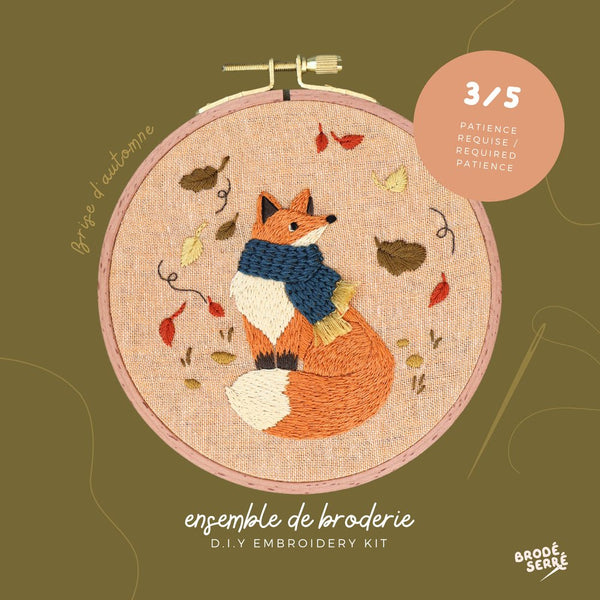 Kit pour broderie - Brise d'automne - Marie fil