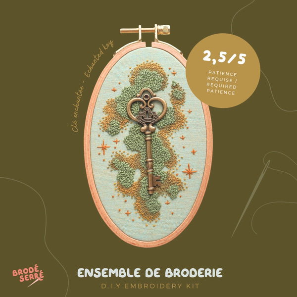 Kit pour broderie - Clé enchantée - Marie fil
