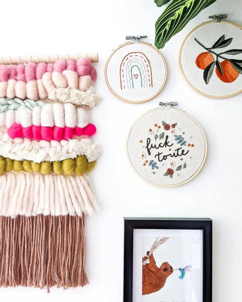 Kit pour broderie - Fuck toute - Marie fil