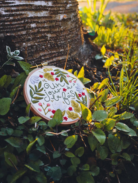 Kit pour broderie - Un jour à la fois - Marie fil