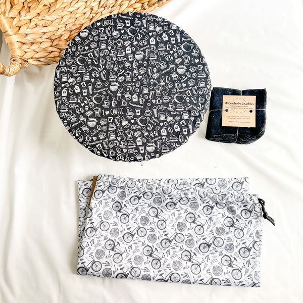 Kit zéro déchet cuisine et mouchoirs - Marie fil