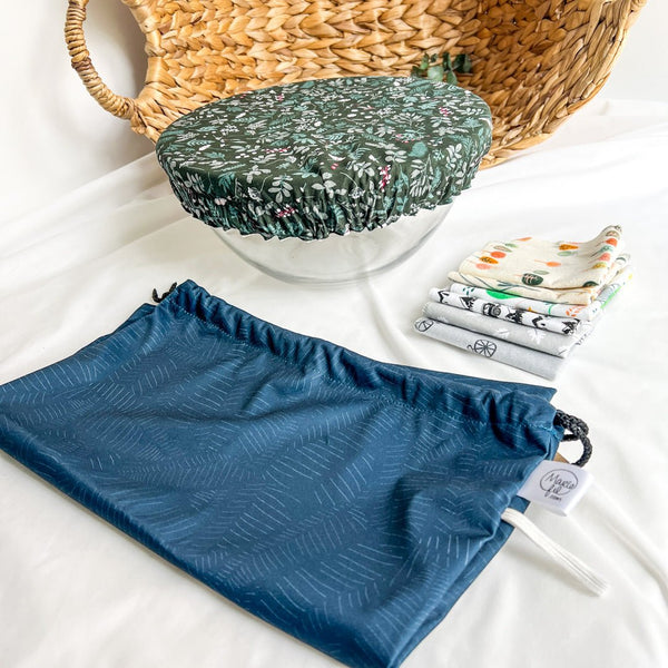 Kit zéro déchet cuisine et mouchoirs - Marie fil