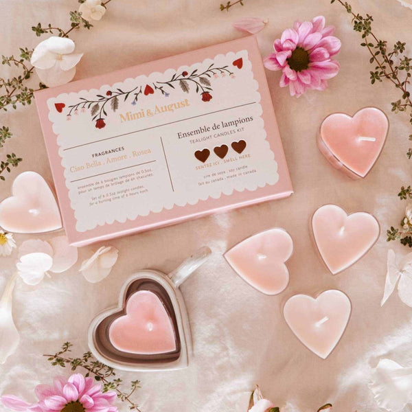 Lampions en forme de coeur - Marie fil