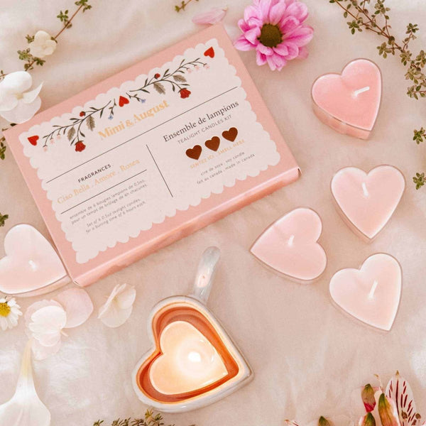 Lampions en forme de coeur - Marie fil