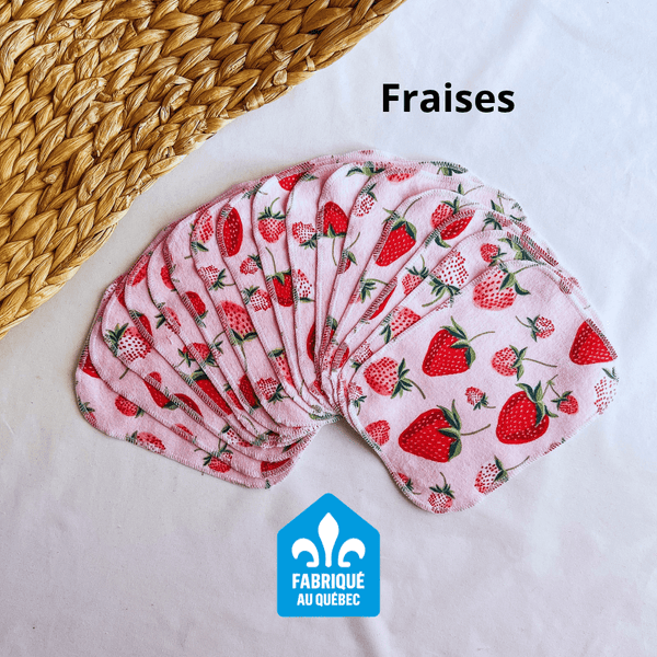 Lingette lavable pour bébé - Paquet de 20 - Marie fil