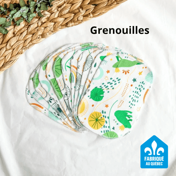 Lingette lavable pour bébé - Paquet de 20 - Marie fil