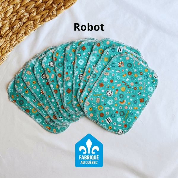 Lingette lavable pour bébé - Paquet de 20 - Marie fil