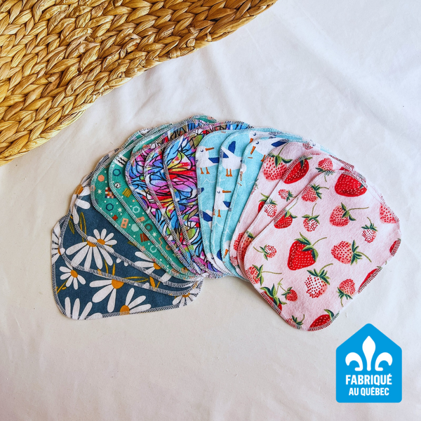 Lingette lavable pour bébé - Paquet de 20 - Marie fil