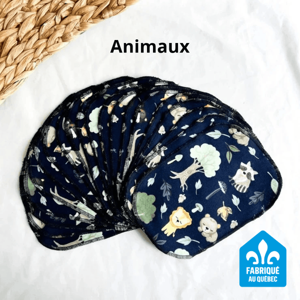 Lingette lavable pour bébé - Paquet de 20 - Marie fil