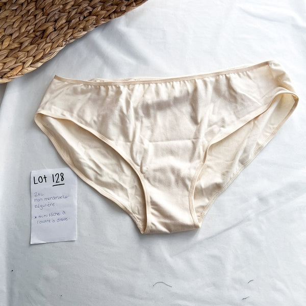 Lot 128 - Défauts - 1 Culotte non menstruelle - 2XL - Marie fil