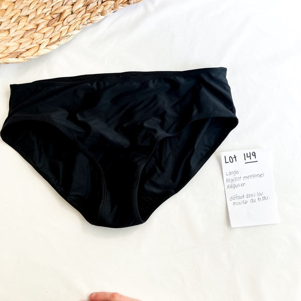 Lot 149 - Défaut - 1 Maillot menstruel Régulier L - Marie fil