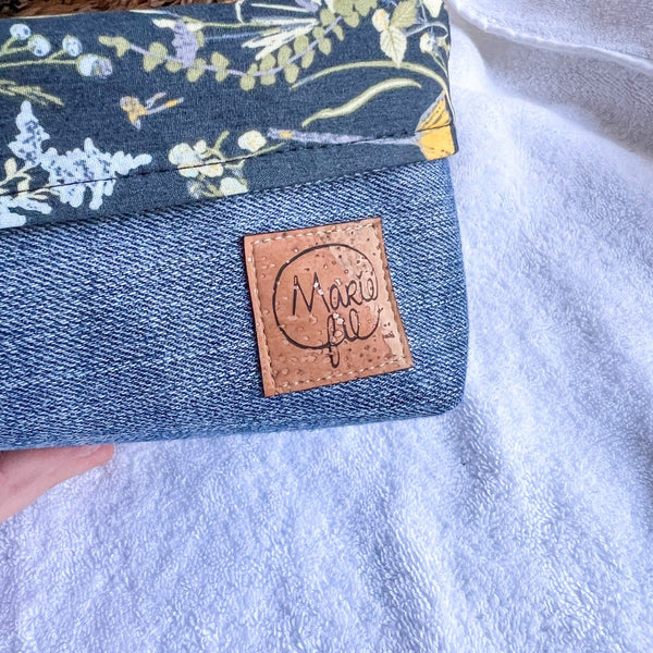 Panier en jeans recyclé - Marie fil