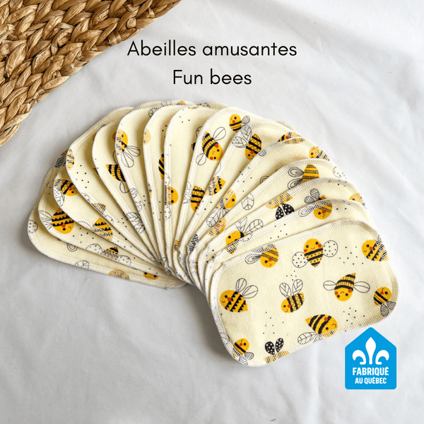 Papier de toilette réutilisable - Triple épaisseur - Marie fil