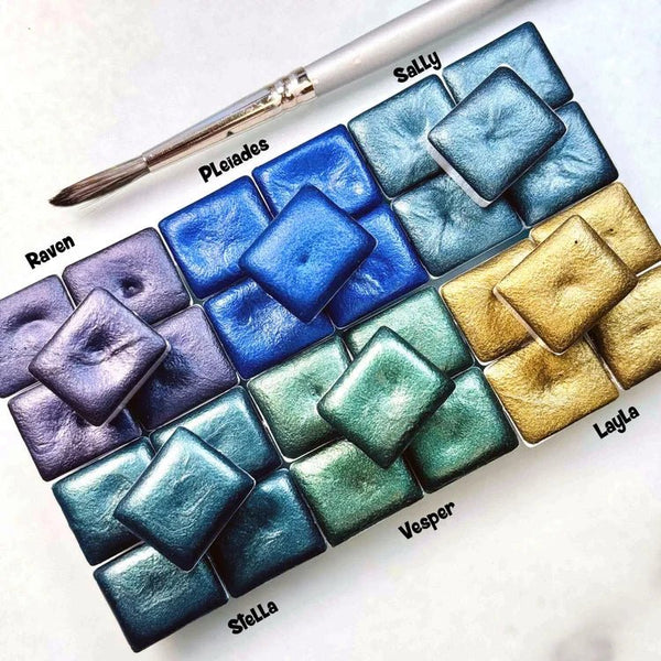 Peinture Aquarelle du Québec - Minuit - Marie fil