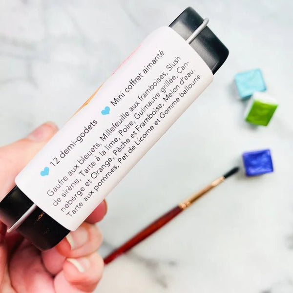 Peinture Aquarelle du Québec - Pop n sniff avec odeur - Marie fil