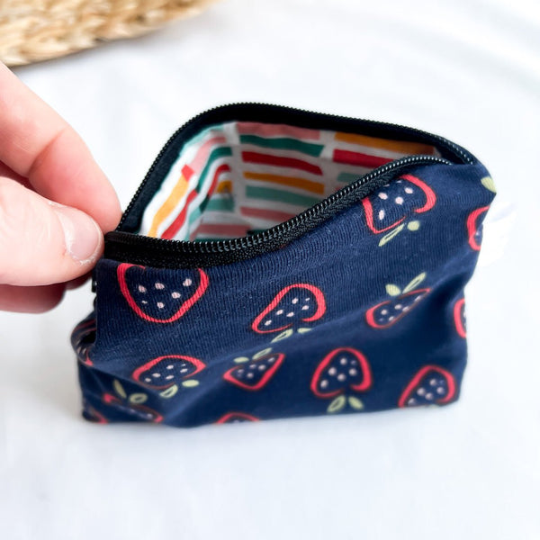 Porte - monnaie à zipper - projet retailles - Marie fil