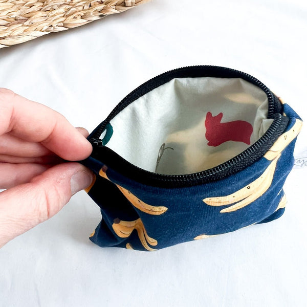 Porte - monnaie à zipper - projet retailles - Marie fil