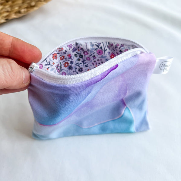 Porte - monnaie à zipper - projet retailles - Marie fil