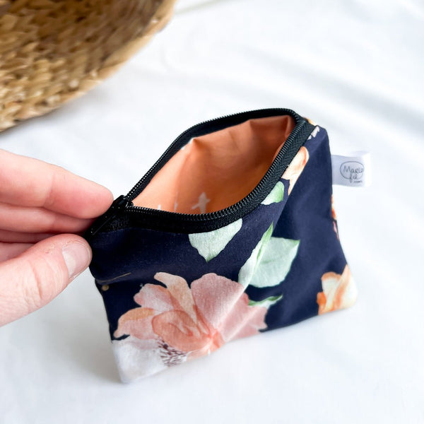 Porte - monnaie à zipper - projet retailles - Marie fil