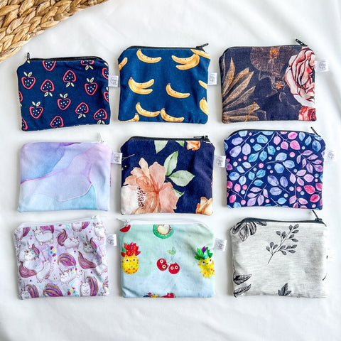 Porte - monnaie à zipper - projet retailles - Marie fil