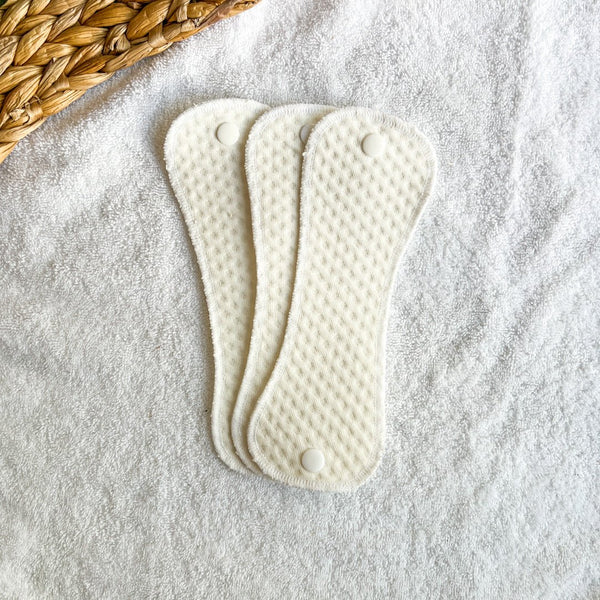 RABAIS Insert absorbant BLANC et imperméable pour maillot menstruel flux léger à régulier - Marie fil