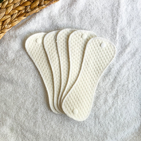 RABAIS Insert absorbant BLANC et imperméable pour maillot menstruel flux léger à régulier - Marie fil