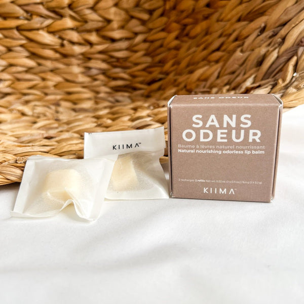 Recharge baume à lèvres Kiima - Sans odeur - Marie fil