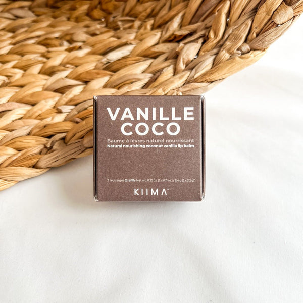 Recharge baume à lèvres Kiima - Vanille coco - Marie fil